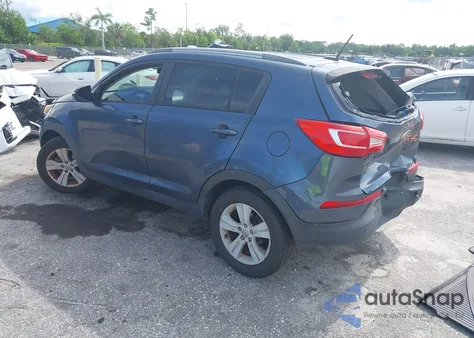 2012 Kia Sportage Lx from USA, damaged, VIN KNDPB3A22C7207737